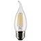 3PK - 4.5w CA11 Candle LED 2700K Medium Base Non-Dimmable - 40w equiv